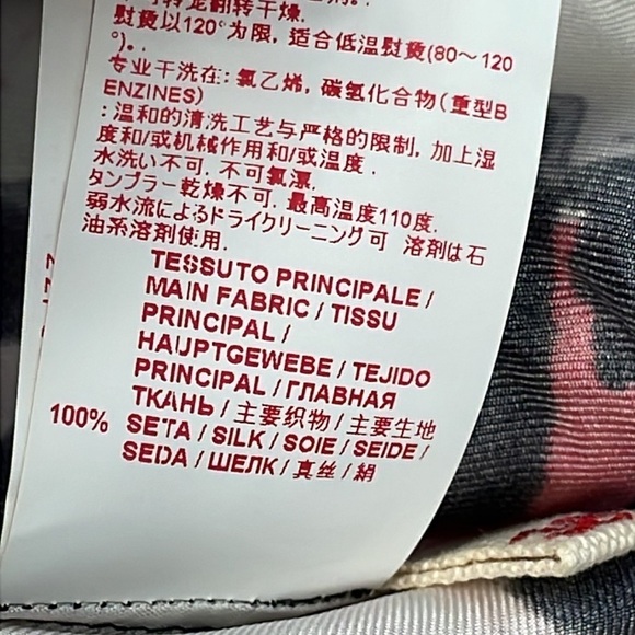 Marni Stampe Bright Pink Silk Dress in Raspberry Watercolor Floral Sz 38 - Picture 13 of 15